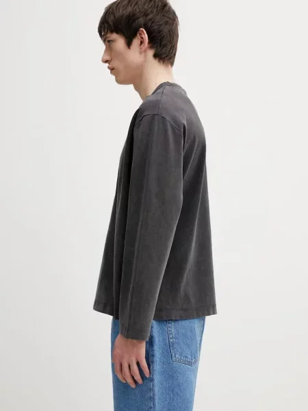 Filling Pieces longsleeve Boxy Embroidered czarna