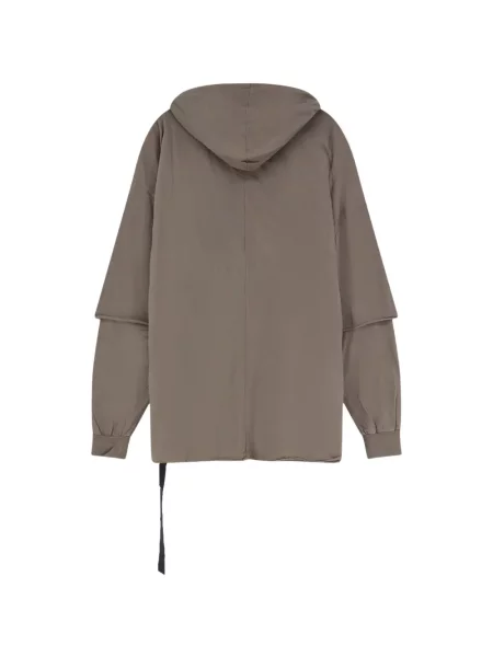 Hanorac cu glugă Rick Owens Drkshdw cu cordon maro
