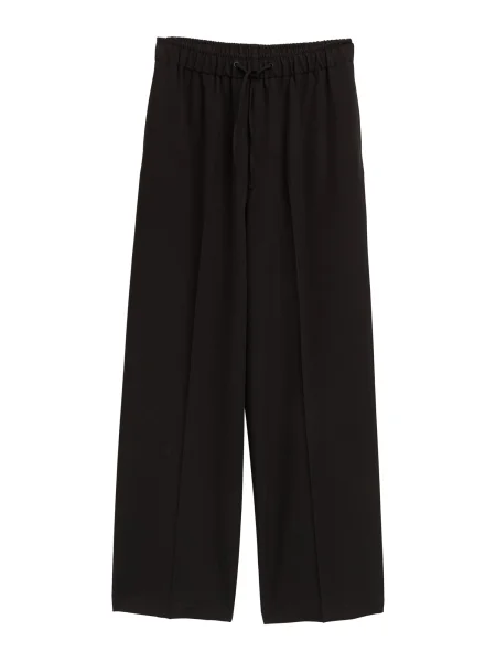 TOM TAILOR DENIM Pantaloni cu dungă negru