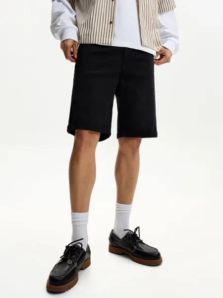 Bershka Jeans denim negru