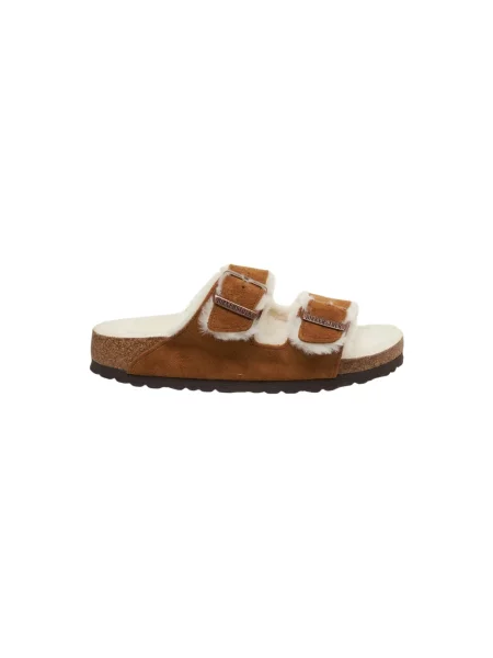 Kapcie Birkenstock brązowe