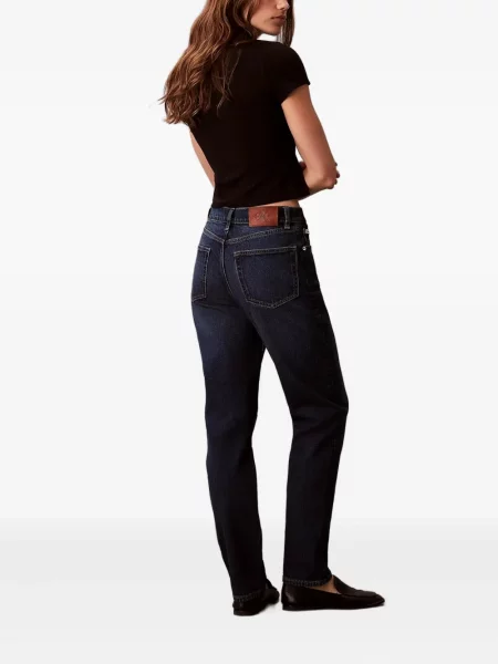 Blugi Calvin Klein cu autograf albastru