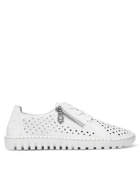 Pantofi Rieker alb