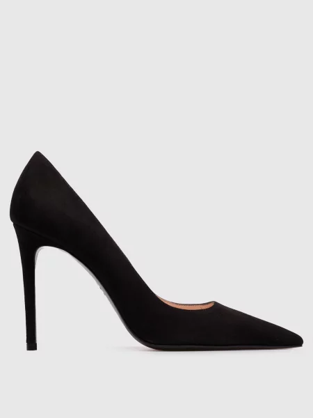 Замшевые туфли Stuart Weitzman черные