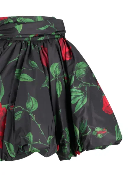 Fusta mini Blumarine cu imagine negru