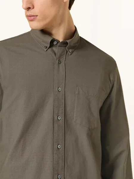 Arket Oxfordská Košile Regular Fit khaki