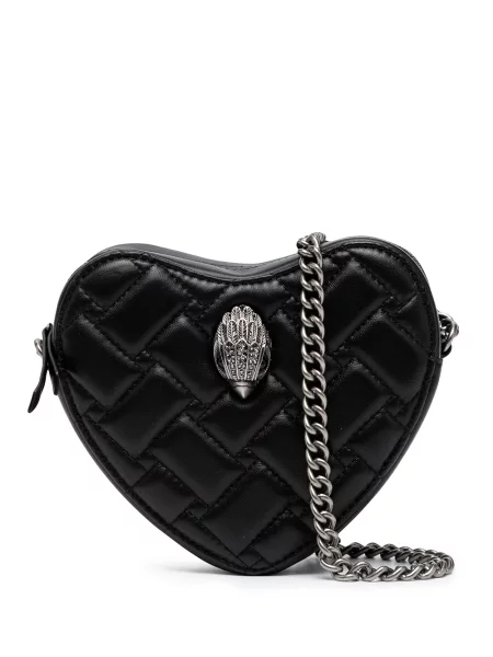 Torebka crossbody Kurt Geiger London w serca czarna