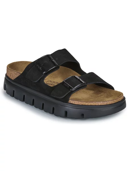 Chunky natikači Papillio iz semiša črna