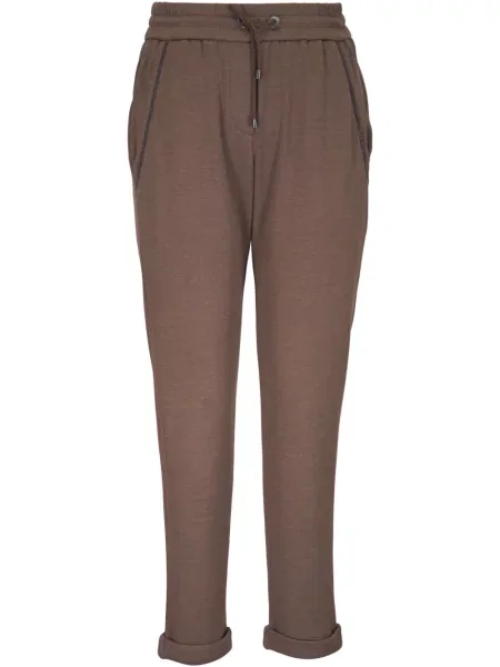 Leggings Brunello Cucinelli maro
