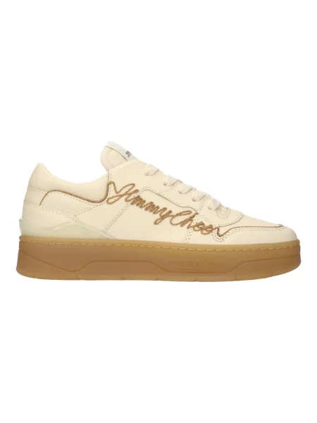 Sneakersy Jimmy Choo beżowe