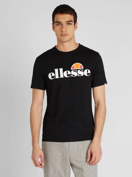 ELLESSE Tričko Prado žltá / lososová / čierna biela