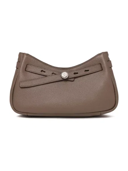 Top Tory Burch skórzany szary