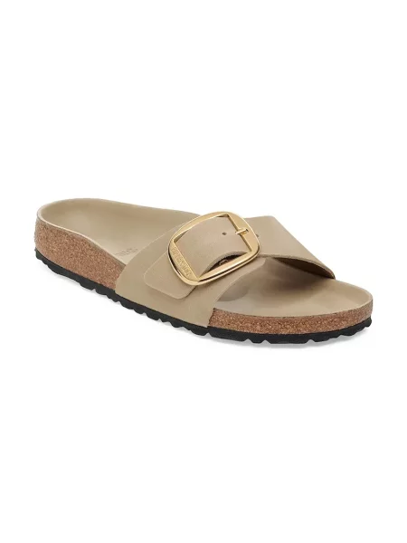 Birkenstock šľapky dámske kožené béžová