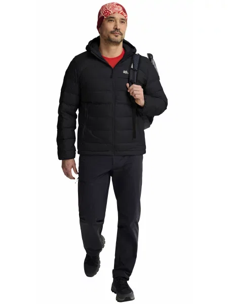Пуховик Jack Wolfskin черный