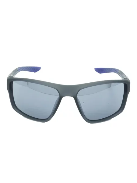 Ochelari de soare Nike cu cordon din jerseu cu imprimeu abstract gri