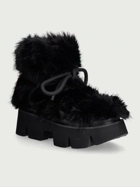 United Nude Stomper Fur Boot μπότες χιονιού Γυναικεία μαύρο