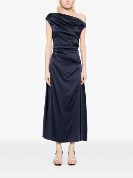 Rochie Staud de mătase albastru