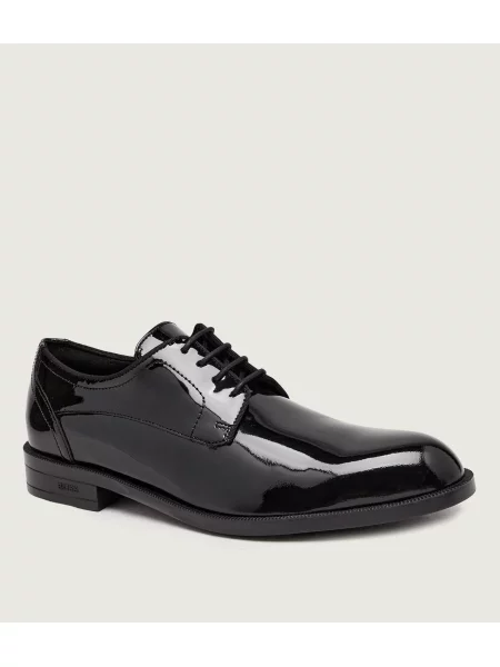 BOSS BLACK De piele pantofi derby Tayil_Derb_pa negru