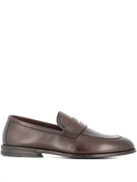 Pantofi loafer Henderson Baracco din piele maro