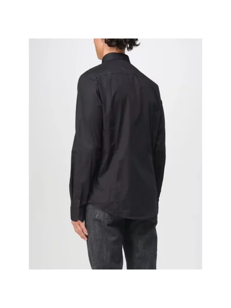 Koszula Armani Exchange popelinowa czarna