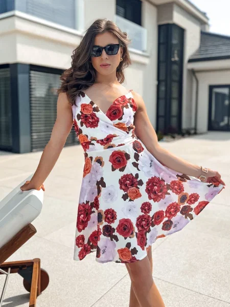 Rochie Dstreet de costum alb