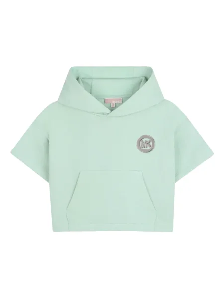 Dětska mikina s kapucí Michael Kors zelená