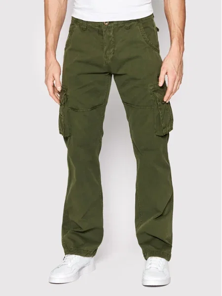 Панталон Alpha Industries Jet Pant със стандартна кройка зелено