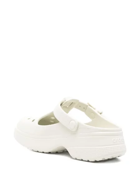 Pantofi cu toc Crocs clasici alb