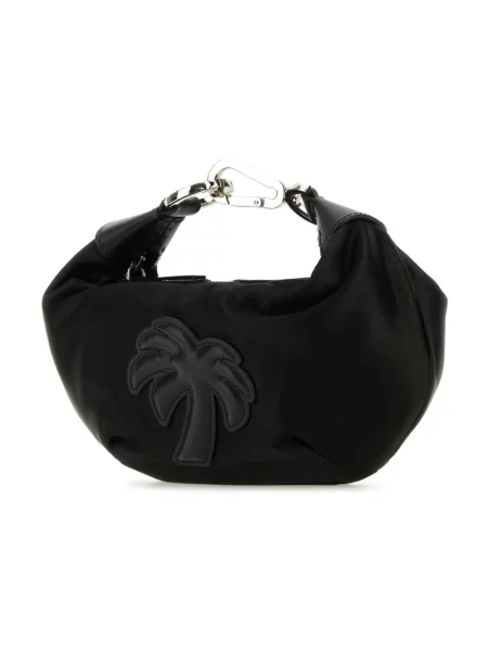Duża torebka hobo Palm Angels czarna