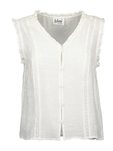 BLUE SEVEN Bluză alb