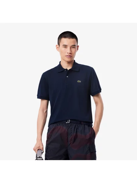 Lacoste Koszulka Polo Classic Fit Light Piqué granatowa