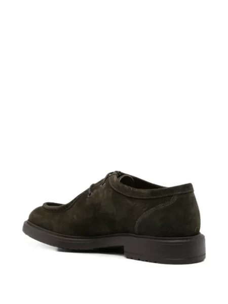 Pantofi derby Doucal's din piele verde