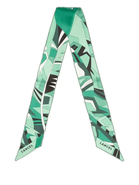 Fular Lancel de mătase verde