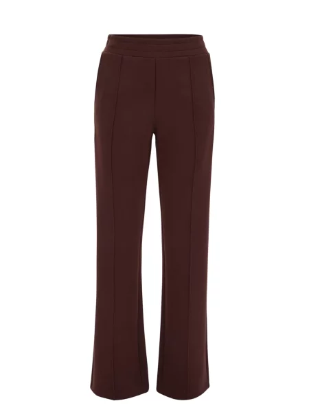 WE Fashion Pantaloni închis maro