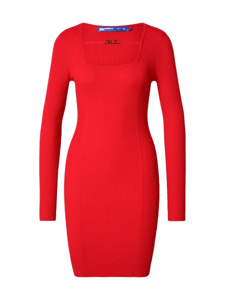 Karl Lagerfeld Jeans rochie rosu mini mulata roșu