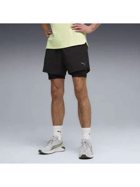 PUMA szorty 2 w 1 PWRMODE z elastycznej tkaniny Akcesoria S czarny