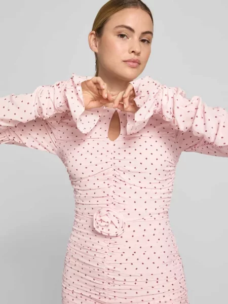 Sukienka mini o kroju slim fit z czystej Rotate
