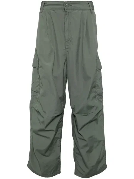 Pantaloni cargo Carhartt Wip din poplin verde