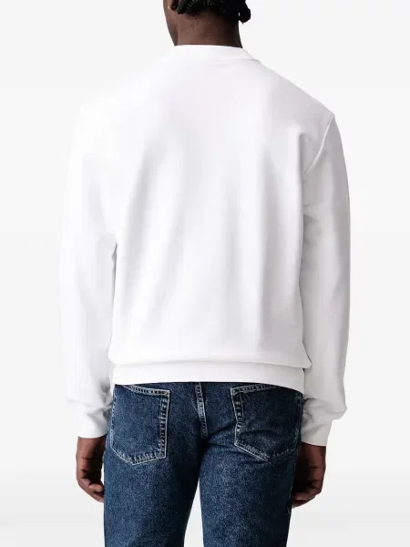 Hanorac Karl Lagerfeld Jeans cu imagine alb