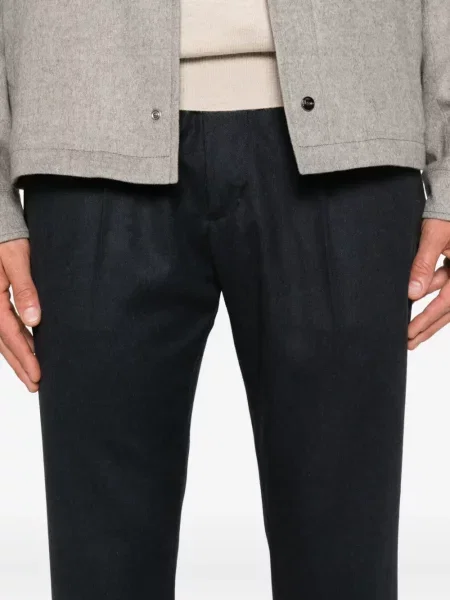 Pantaloni Herno plisate albastru