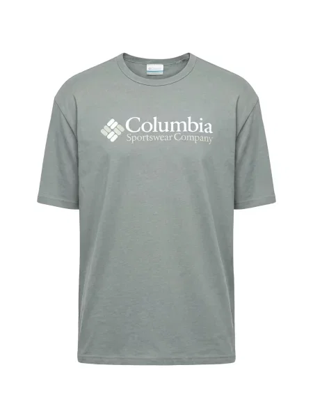 COLUMBIA Tricou funcțional verde deschis alb