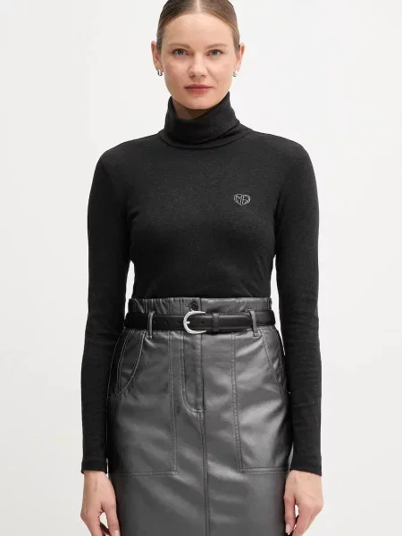 Majica z dolgimi rokavi Marc Aurel črna