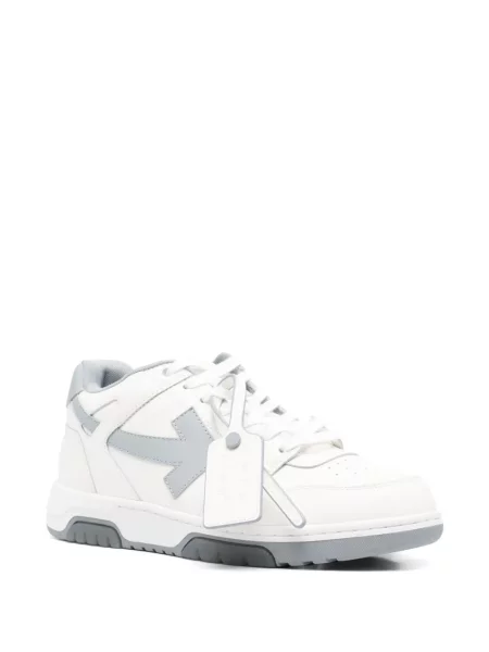 Sneakerși Off-white business alb