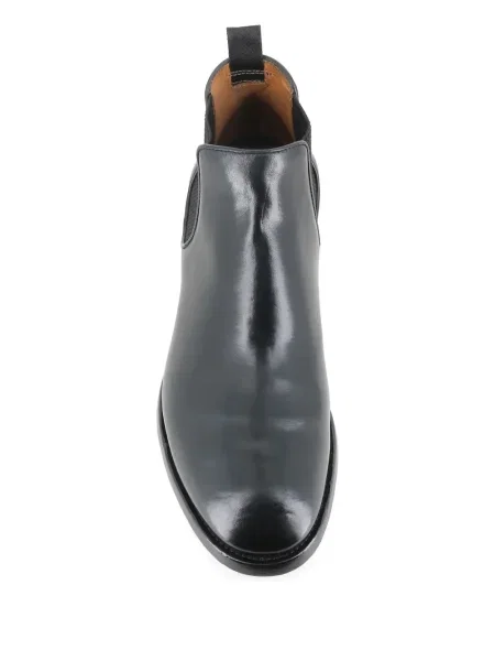 Botine Officine Creative din piele negru