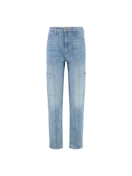 Skinny jeansy skinny Mother niebieskie