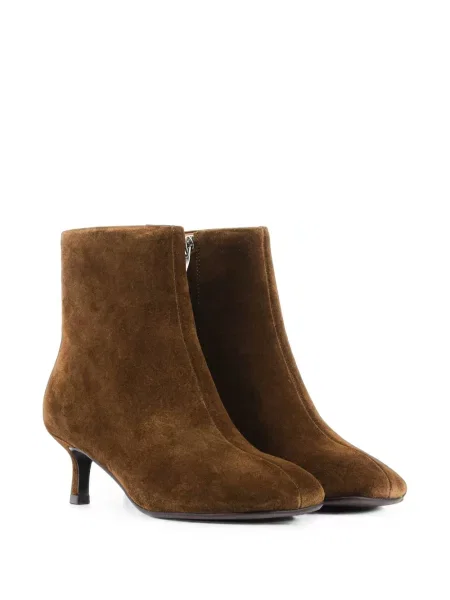Cizme scurte Toral Shoes din piele de căprioară maro