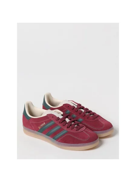 Sneakersy Adidas Gazelle w paski zamszowe czerwone
