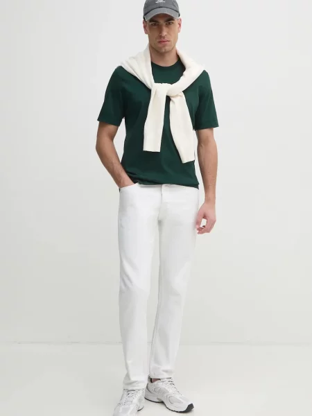 Футболка Sisley однотонна зелений