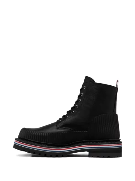 Кожени туристически боти Thom Browne черно