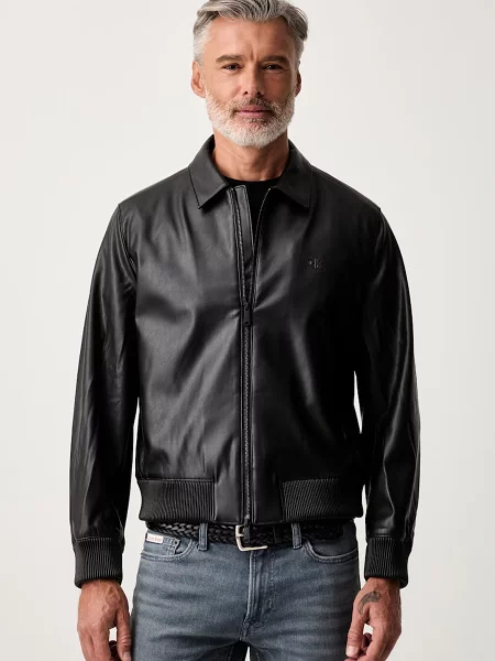 Calvin Klein Jeans geacă de tranziție pentru bărbați negru